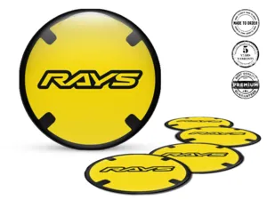 Rays Pegatina de Tapacubos Edición Estilo de Cúpula Estilo